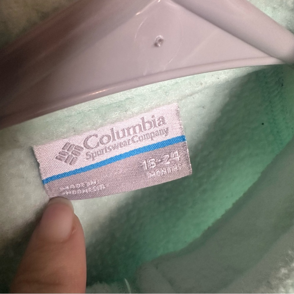 Columbia Light Mint Jacket 18-24 Month - Picture 6 of 8